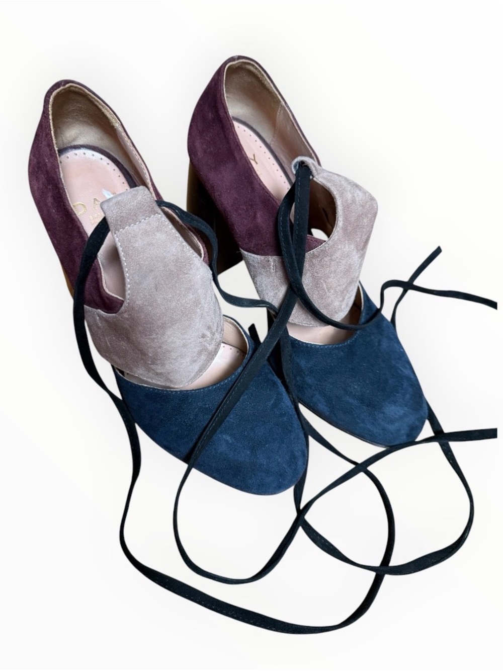 Day Zoota Heels by DAY Birger et Mikkelsen color block chunky heel size 39
